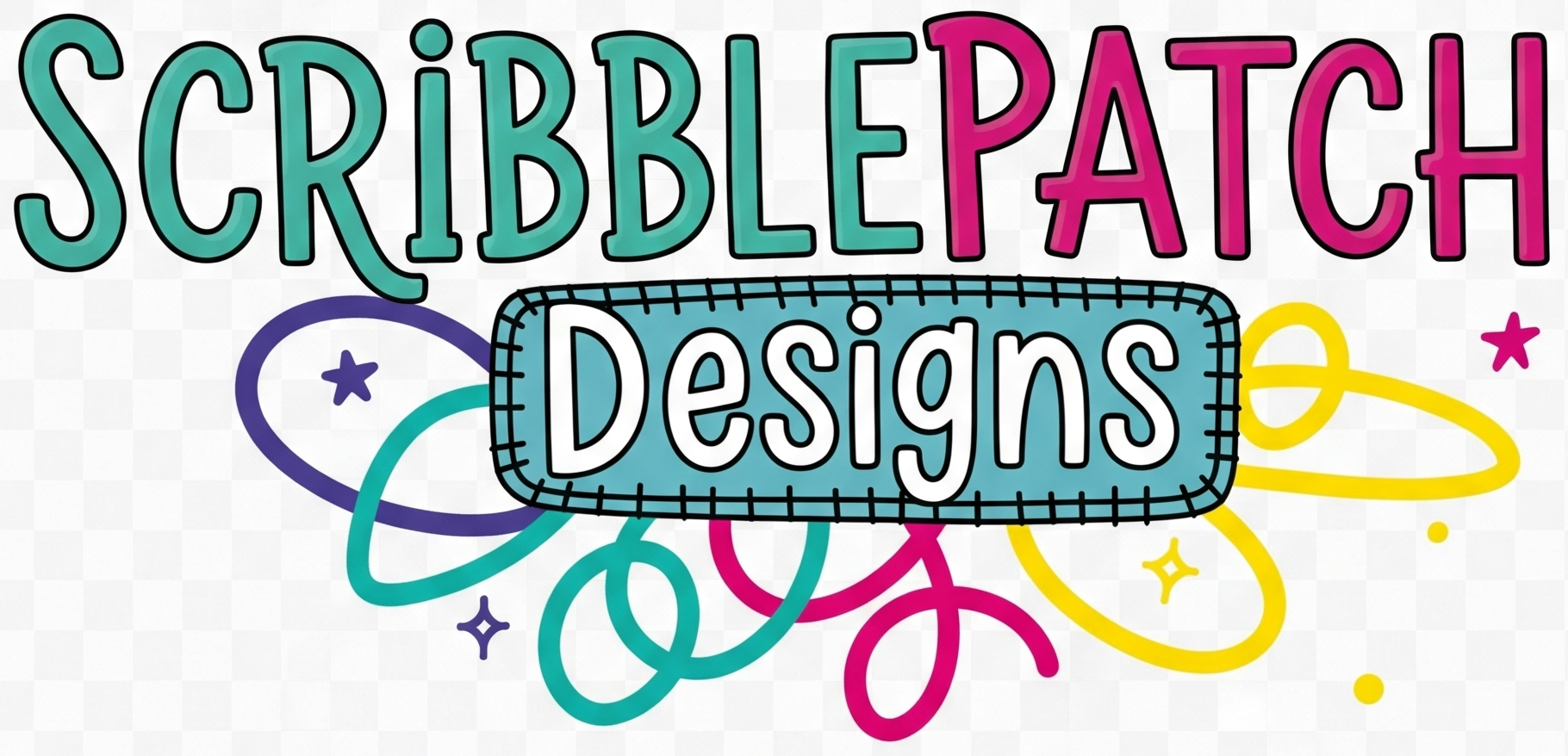 Scribble Patch Designs